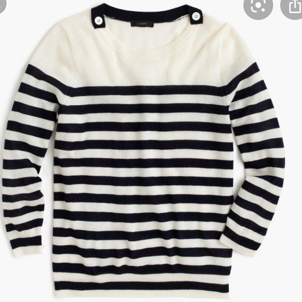 NWOT J.Crew Tippi Striped Sweater